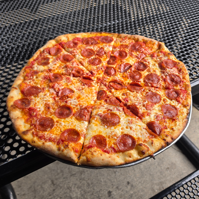 Sausage or Pepperoni Pizza.