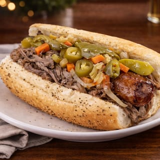 Beef & Sausage Combo Sandwich